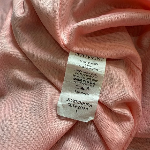 Peppermint Geometric Patterned Sleeveless Dress Size Large - Picture 5 of 7